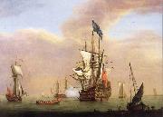 Monamy, Peter Stern view of the first-rate Britannia oil painting reproduction